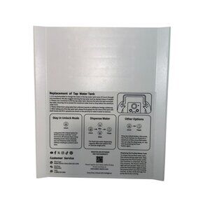 Waken Electric C11S Reverse Osmosis Water Filtration System Instruction Panel